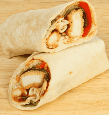 Spicy Chicken Goujon Wrap